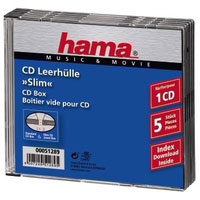 Hama CD Slim Jewel Case (00051289) Hama CD Slim Jewel Case (00051289)